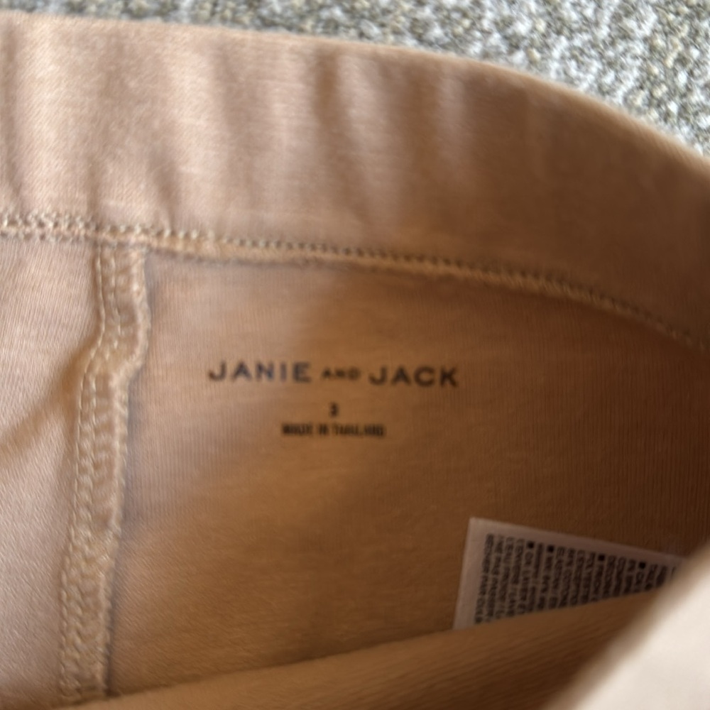 JANIE and JACK Pullover Hunter Green Horse Sweater and Tan Riding Pants Sz 3-4T - Picture 5 of 12